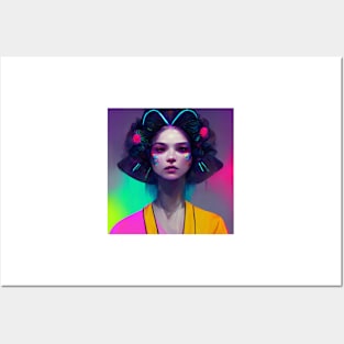 A colorful woman - best selling Posters and Art